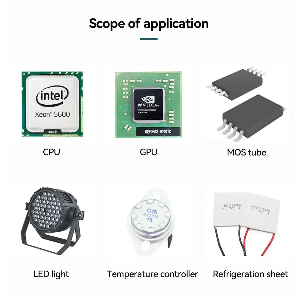 GD900 HighPerformance Thermal Grease Paste  CPU  Heatsink Compound 330g Syringe 4