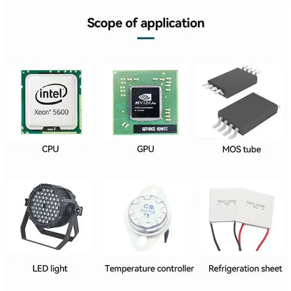 GD900 HighPerformance Thermal Grease Paste  CPU  Heatsink Compound 330g Syringe 4
