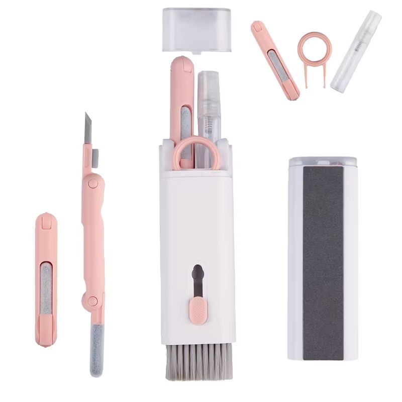 7in1 Computer  Headset Cleaning Kit  Keyboard Brush Earphone Pen Keycap Puller 9