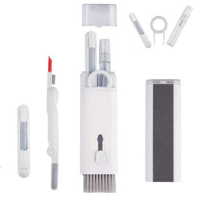 7in1 Computer  Headset Cleaning Kit  Keyboard Brush Earphone Pen Keycap Puller 6