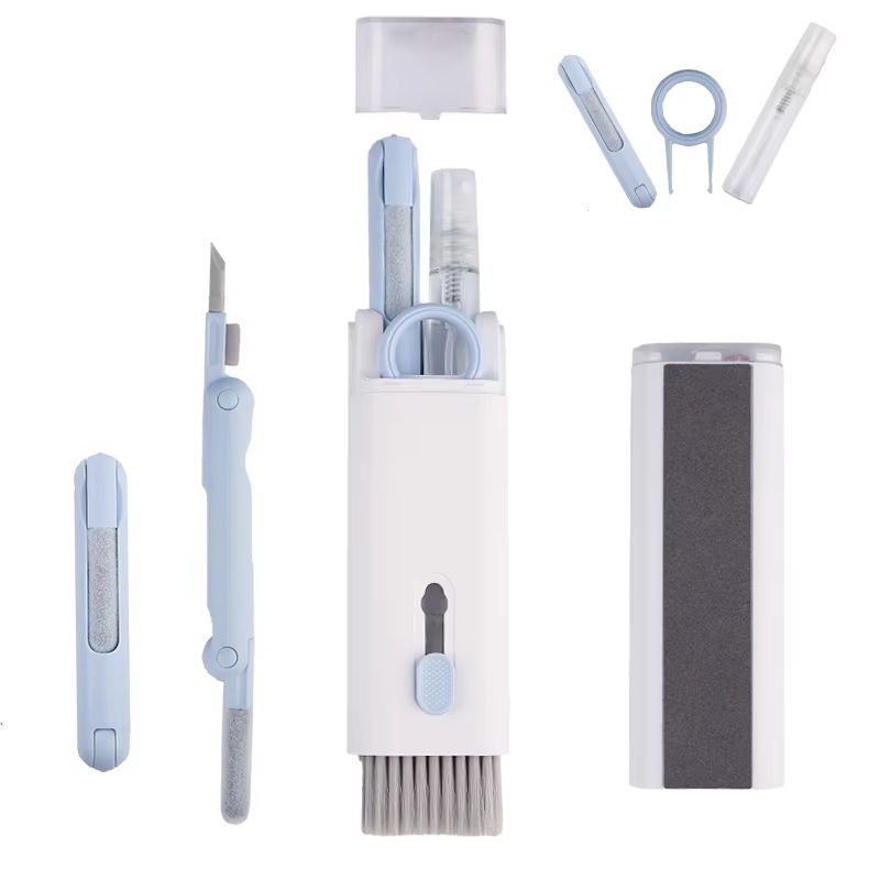 7in1 Computer  Headset Cleaning Kit  Keyboard Brush Earphone Pen Keycap Puller 8