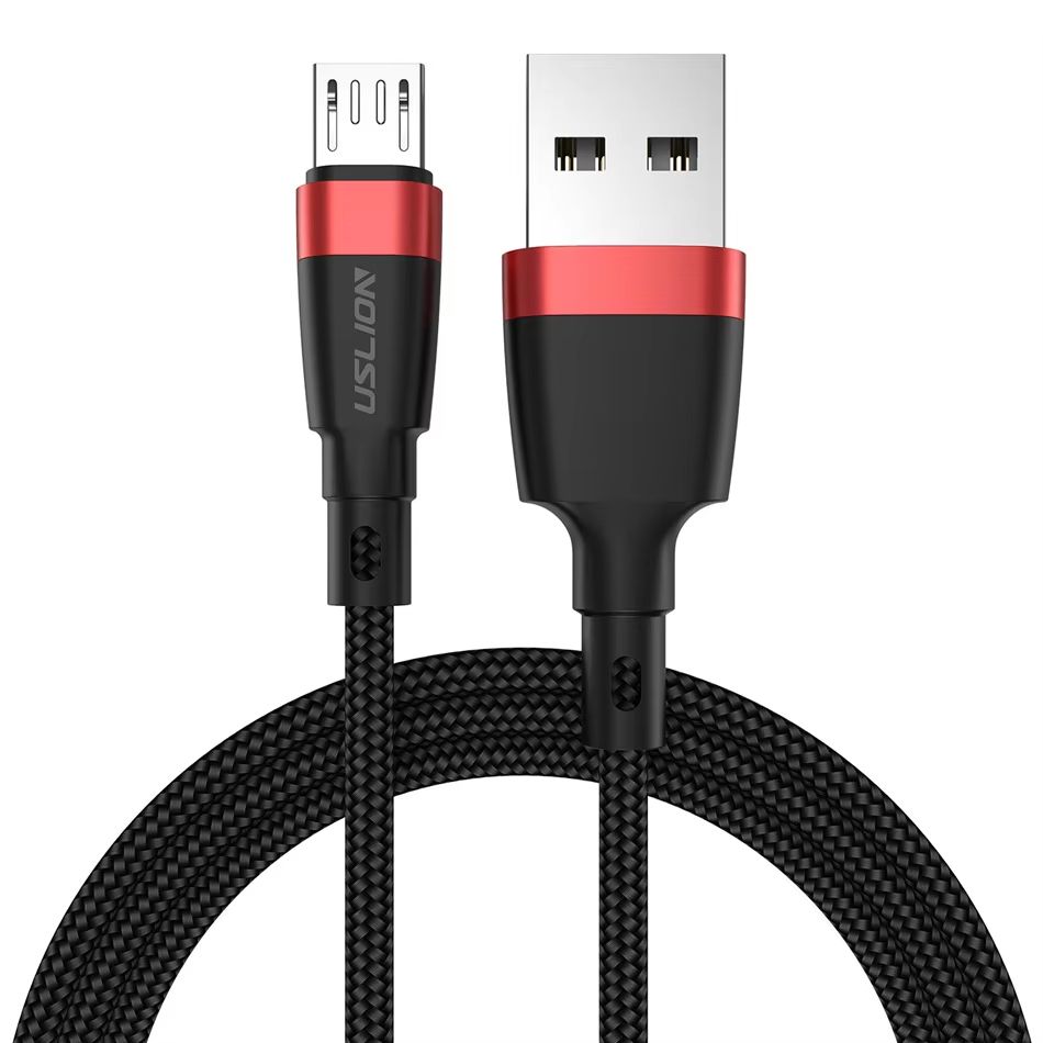 USLION 5A Micro USB Fast Charging Cable  2M Durable Data Cord For Xiaomi  Samsung 6