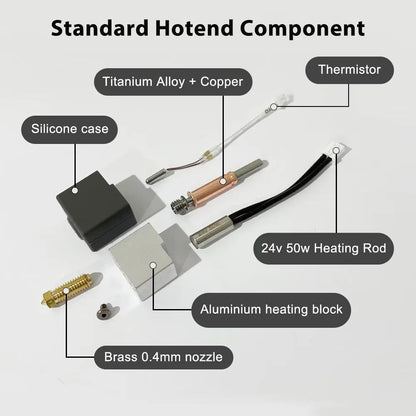 Anycubic Kobra 3 V2 Ceramic Hotend Upgrade  Standard Nozzle Print Head Accessory 3