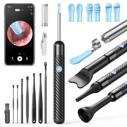 Wireless Ear Cleaner with 8MP Camera – Rechargeable Ear Wax Removal Kit with Ear Spoon