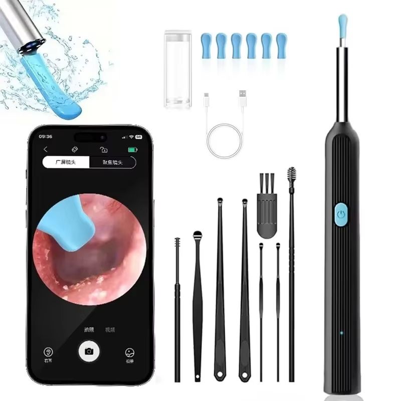 Wireless Ear Cleaner With 8MP Camera  Rechargeable Ear Wax Removal Kit With Ear Spoon 9