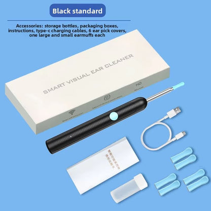 Wireless Ear Cleaner With 8MP Camera  Rechargeable Ear Wax Removal Kit With Ear Spoon 12