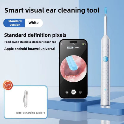 Wireless Ear Cleaner With 8MP Camera  Rechargeable Ear Wax Removal Kit With Ear Spoon 17