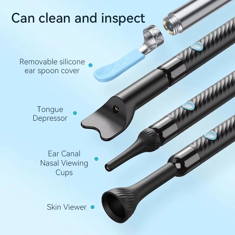 Wireless Ear Cleaner With 8MP Camera  Rechargeable Ear Wax Removal Kit With Ear Spoon 1