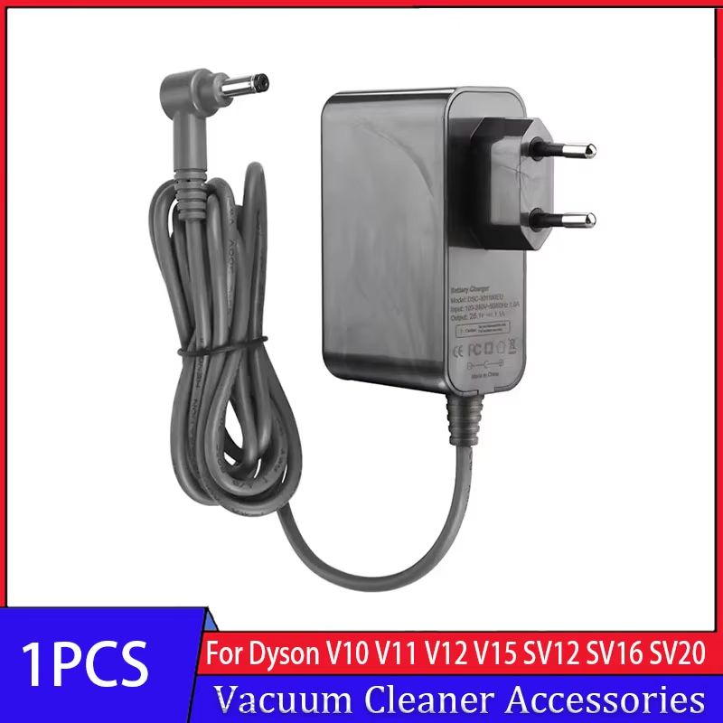 30.45V EU Plug Power Adapter for Dyson V10 V11 V12 V15 SV12 SV16 SV20 – Vacuum Cleaner Charger