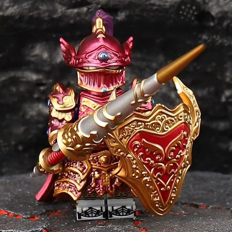 GP201 Lich King Medieval Knights Building Block Set  Round Table Anime Action Figure Collection 5