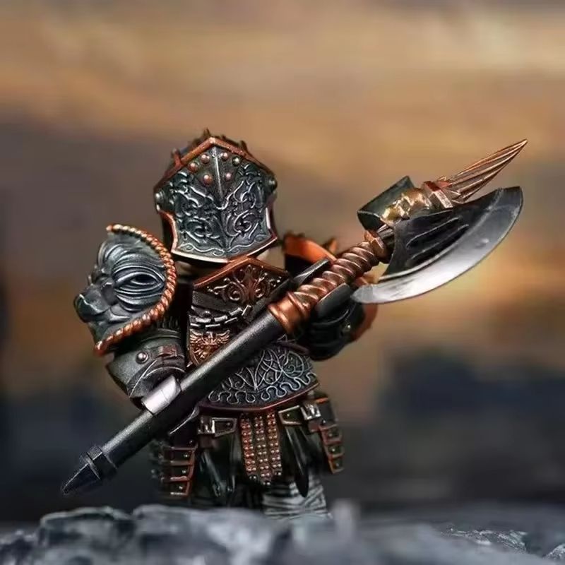 GP201 Lich King Medieval Knights Building Block Set  Round Table Anime Action Figure Collection 7