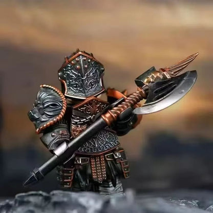 GP201 Lich King Medieval Knights Building Block Set  Round Table Anime Action Figure Collection 7