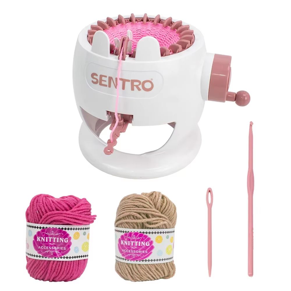 Versatile 224048Needle Hand Knitting Machine For DIY Scarves Sweaters Hats And Socks 10