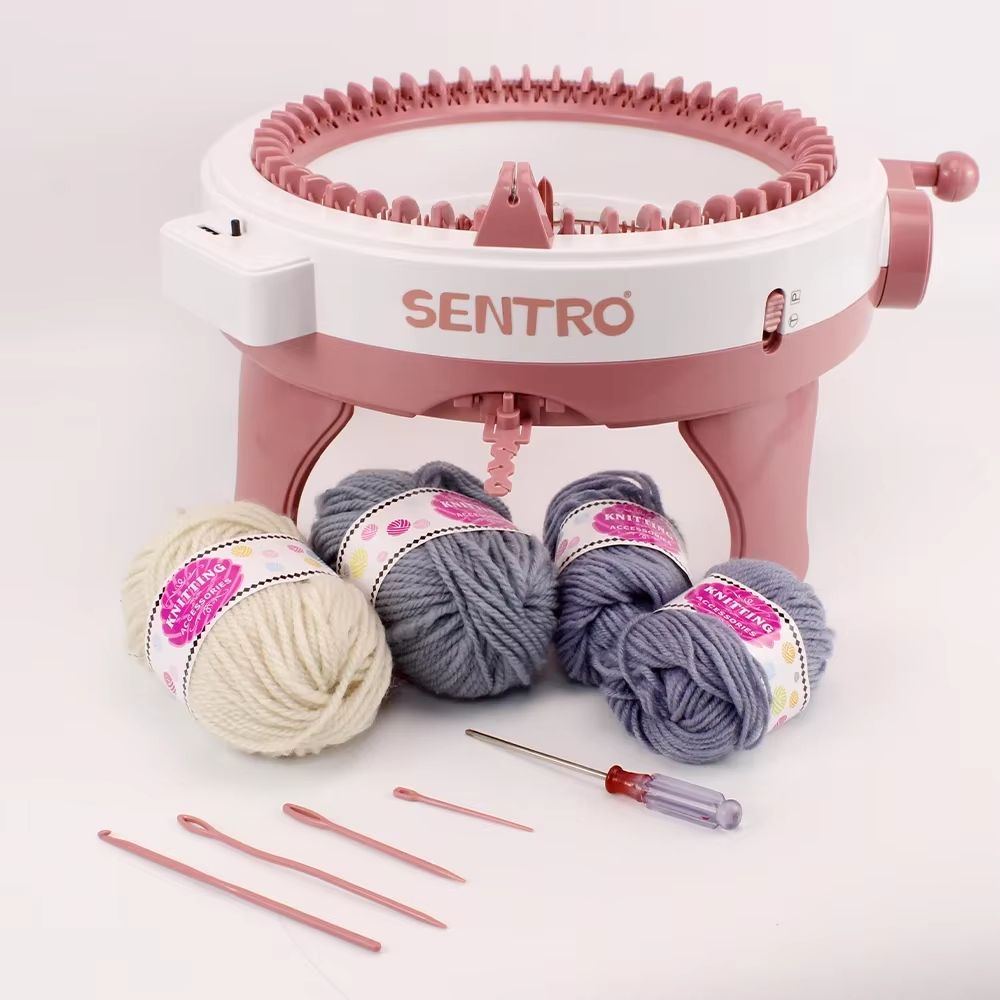 Versatile 224048Needle Hand Knitting Machine For DIY Scarves Sweaters Hats And Socks 1