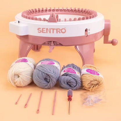 Versatile 224048Needle Hand Knitting Machine For DIY Scarves Sweaters Hats And Socks 2