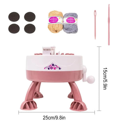 Versatile 224048Needle Hand Knitting Machine For DIY Scarves Sweaters Hats And Socks 7