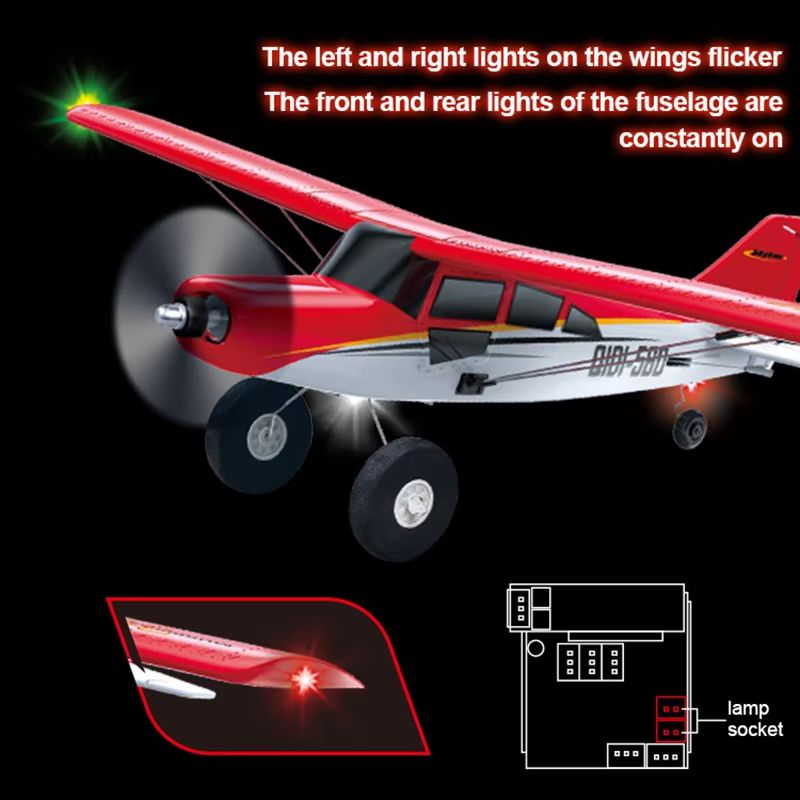 Qidi560 Moore M7 OffRoad RC Plane  4CH Brushless Remote Control Aircraft For Kids 2