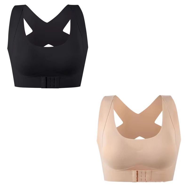 ComfortLift Womens Push Up Bra With Front Closure And Posture Support 8