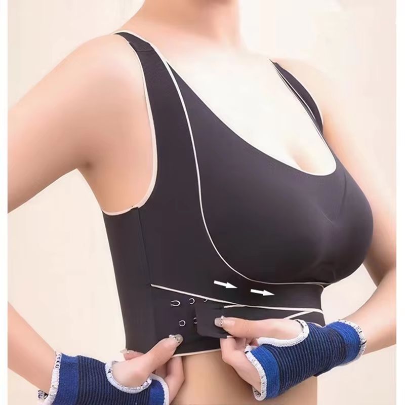 No Trace Womens Sports Bra  Shockproof Seamless And AntiSagging Yoga Vest 1