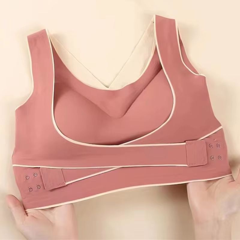 No Trace Womens Sports Bra  Shockproof Seamless And AntiSagging Yoga Vest 5