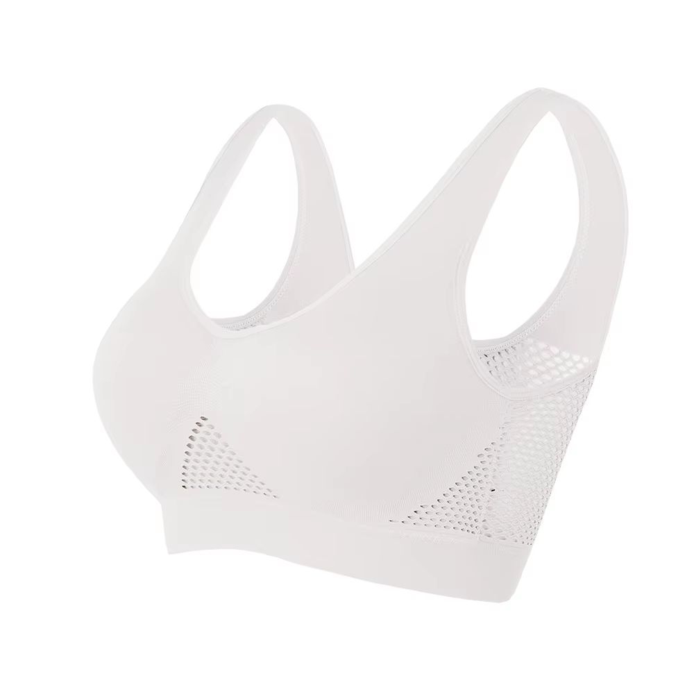AirFlex Womens Seamless Sports Bra  Breathable PushUp And Removable Padded Fitness Top 3