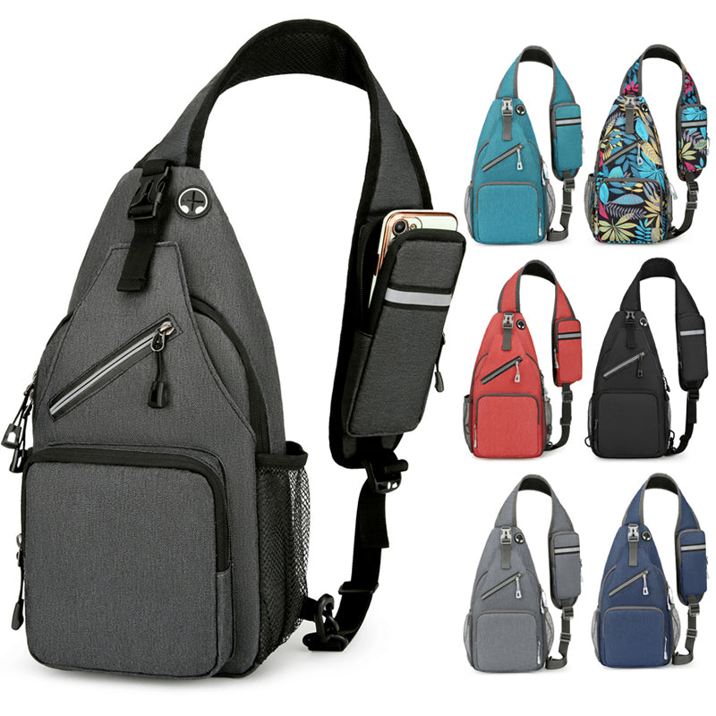 Portable Shoulder Bag Crossbody Bag Mens Adjustable Chest Bag Outdoor Sports Great For Traveling Ca 1
