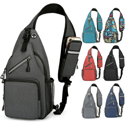 Portable Shoulder Bag Crossbody Bag Mens Adjustable Chest Bag Outdoor Sports Great For Traveling Ca 1
