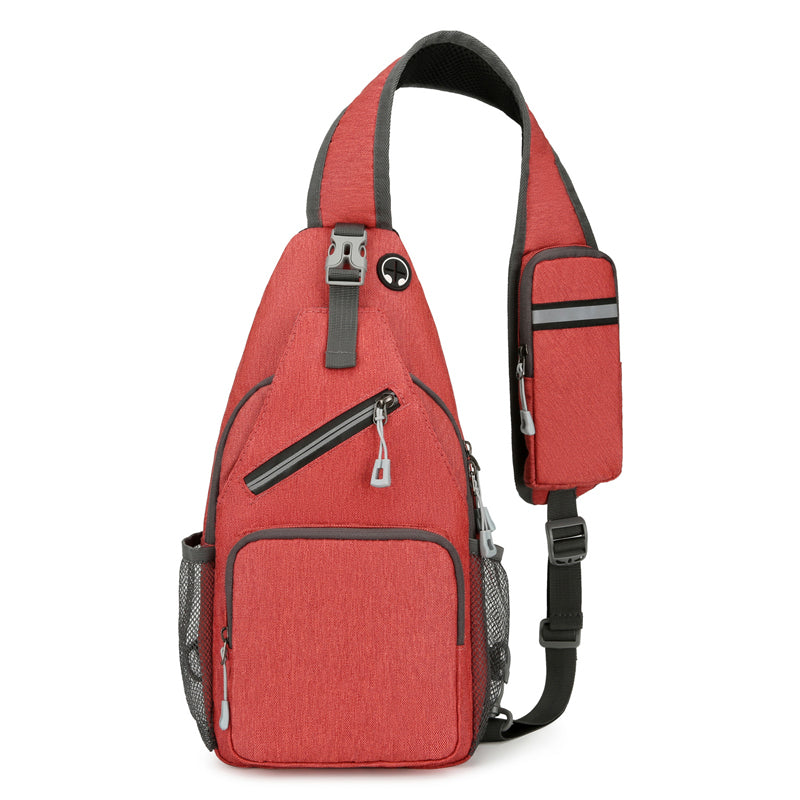 Portable Shoulder Bag Crossbody Bag Mens Adjustable Chest Bag Outdoor Sports Great For Traveling Ca 6
