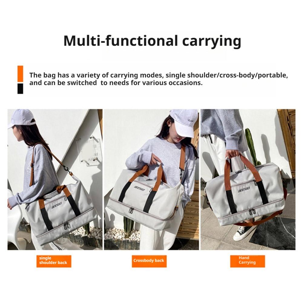 Travel Gym Bag Large Backpack Waterproof Shoulder Crossbody Bag Luggage Outdoor Travel Bag Portable 3