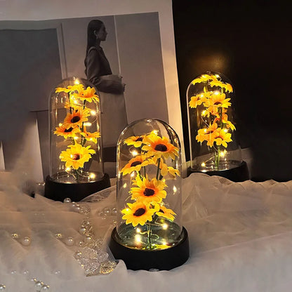 Eternal Sunflower Gift Set, A Lasting Gift for Mother's Day, Valentine's, and Graduation