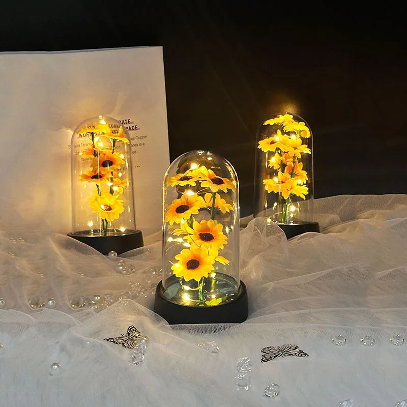 Eternal Sunflower Gift Set, A Lasting Gift for Mother's Day, Valentine's, and Graduation