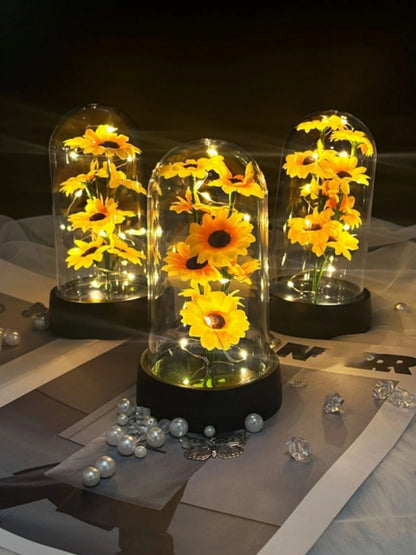 Eternal Sunflower Gift Set, A Lasting Gift for Mother's Day, Valentine's, and Graduation