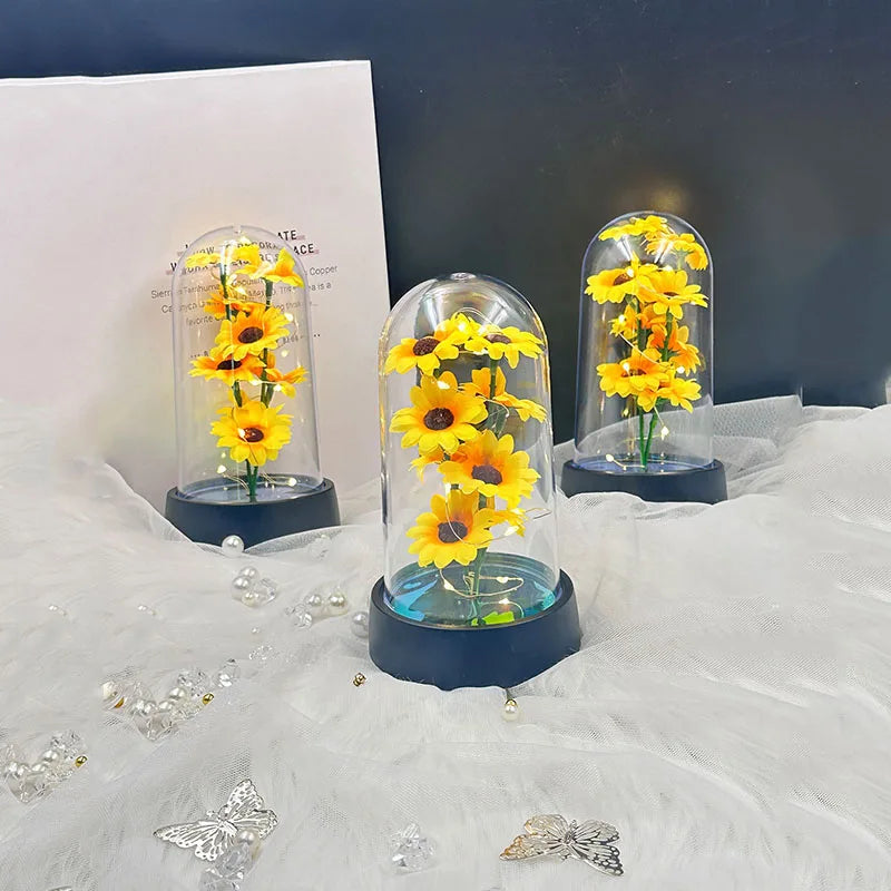 Eternal Sunflower Gift Set, A Lasting Gift for Mother's Day, Valentine's, and Graduation