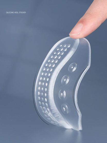 Gel Heel Cups, Silicone Heel Sticker Protectors, Anti-Slip Shoe Pads for High Heels and Sneakers