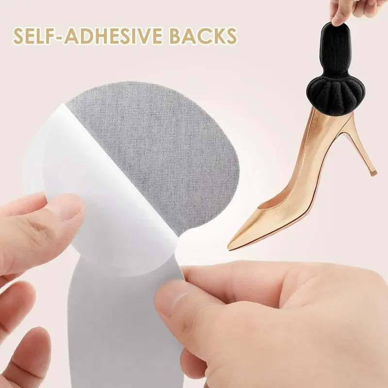 Soft Mesh Heel Pads Sponge Heel Cushion Inserts Heel Protectors For Loose Shoes Comfortable Heel Gr 2