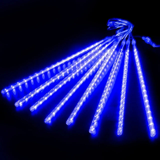 Waterproof LED Meteor Shower Lights, Christmas Patio Decor, Holiday Party String Lights