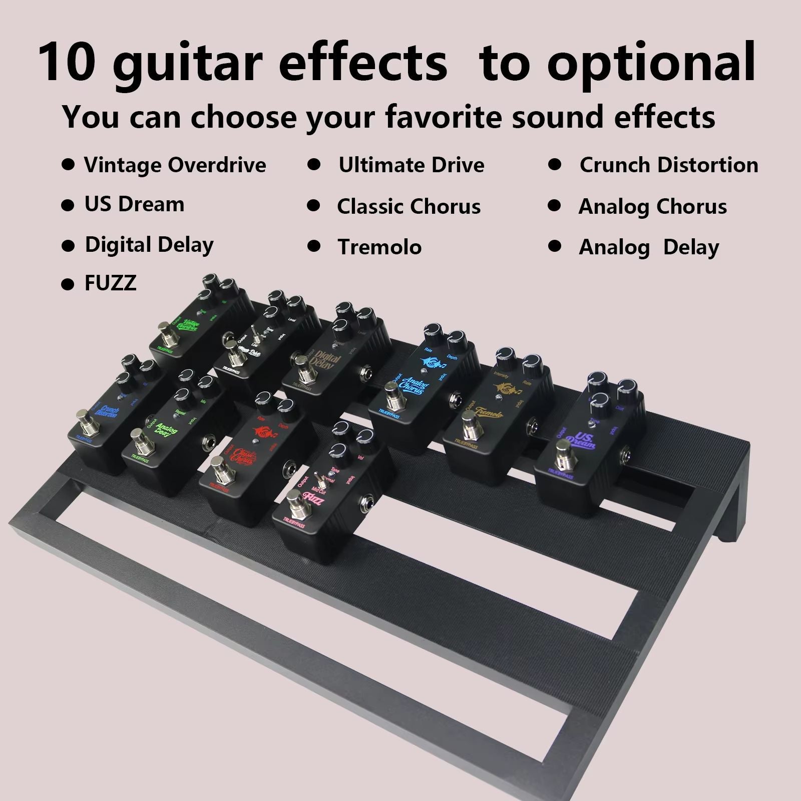 Electric Guitar Effects Pedal Mini  Classic Distortion Chorus  Digital Delay For ProLevel Sound 1