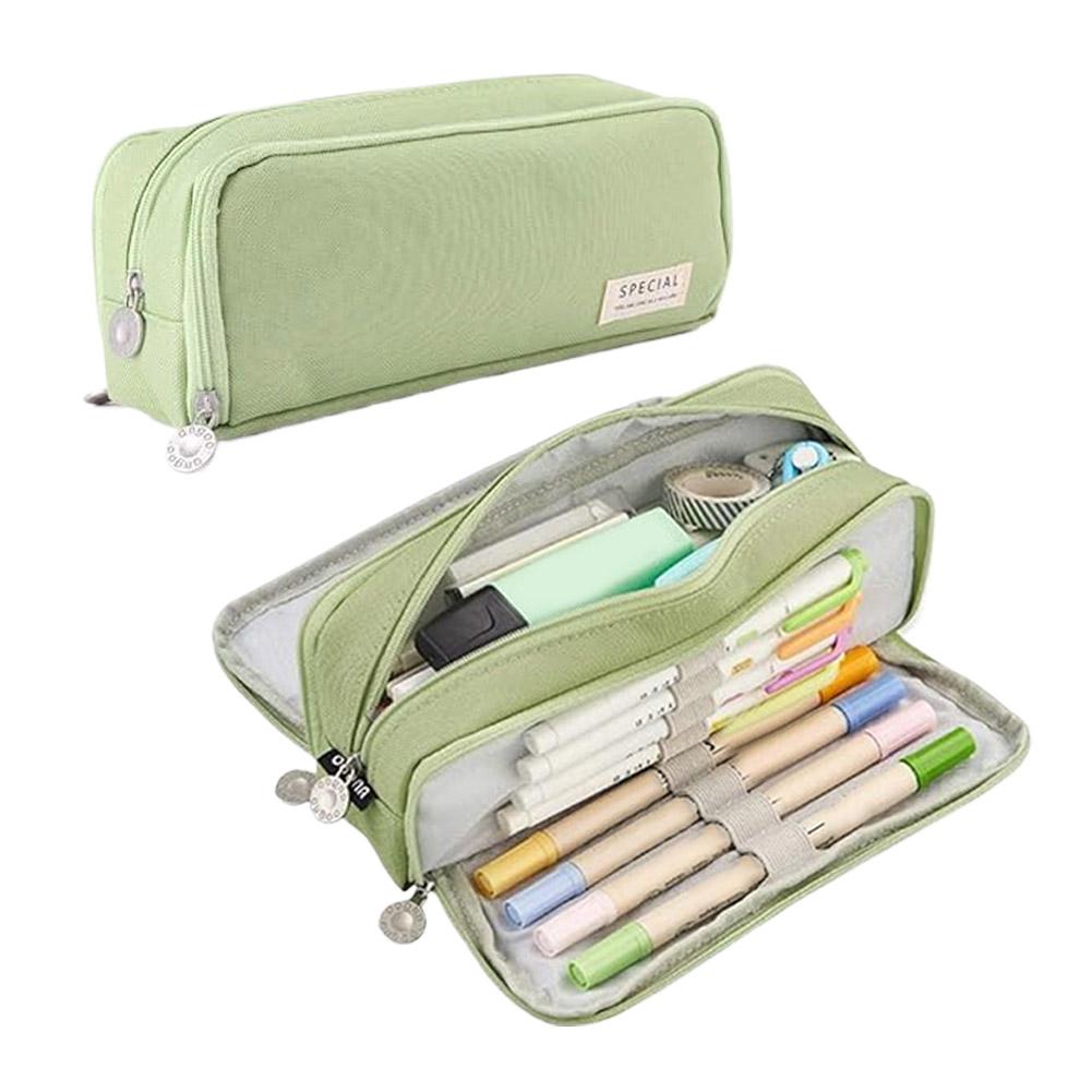 Portable Oxford Cloth Pencil Bag, Pencil Case Large Capacity, Back To School Gift , Multifunctional Stationery Bag