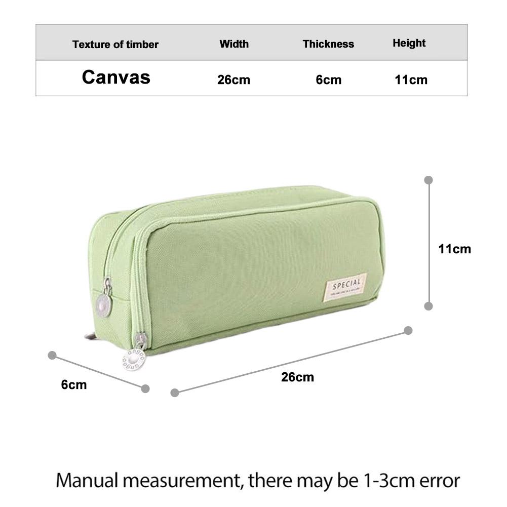 Portable Oxford Cloth Pencil Bag, Pencil Case Large Capacity, Back To School Gift , Multifunctional Stationery Bag