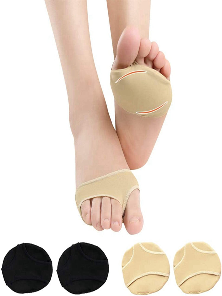 Silicone Insoles for Shoes, Forefoot Gel Pads, Metatarsal Foot Cushion, Womens Breathable Pain Relief, Shock Absorbing