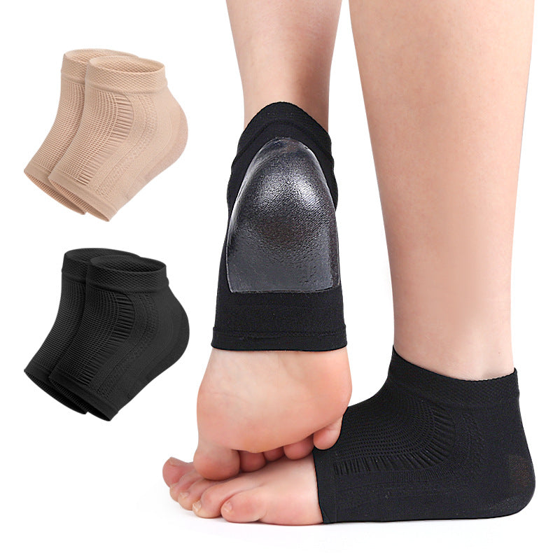 Moisturizing Heel Socks Mesh Gel Silicone Foot Cover AntiWear Cracked Heel Protector Pads 1