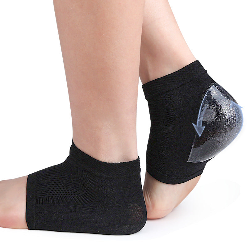 Moisturizing Heel Socks Mesh Gel Silicone Foot Cover AntiWear Cracked Heel Protector Pads 5