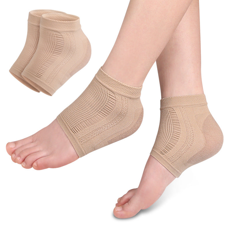 Moisturizing Heel Socks Mesh Gel Silicone Foot Cover AntiWear Cracked Heel Protector Pads 6