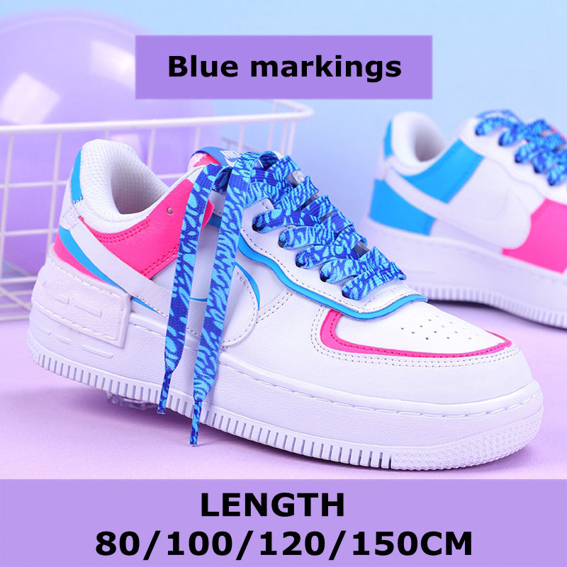 Colorful Flat Shoelaces, Rainbow Gradient Shoe Laces, Casual Canvas Shoes, Unisex Fashion Accessory