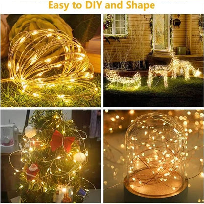 3M LED Curtain String Lights  USB Fairy Light Garland With 8 Lighting Modes For Holidays  Home Deco 4