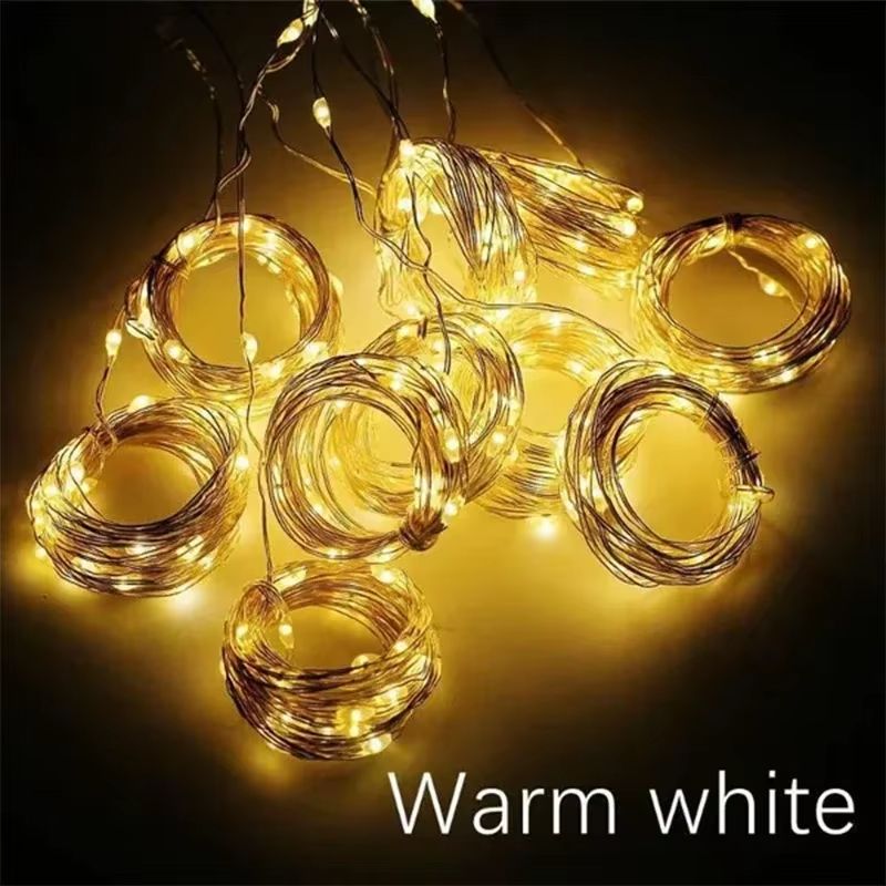 3M LED Curtain String Lights  USB Fairy Light Garland With 8 Lighting Modes For Holidays  Home Deco 6
