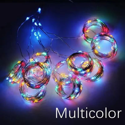 3M LED Curtain String Lights  USB Fairy Light Garland With 8 Lighting Modes For Holidays  Home Deco 8