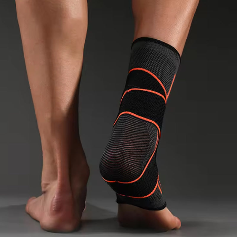 Basketball Ankle Brace, Adjustable Compression Ankle Support, Sports Protection, Running, Hiking, Men and Women