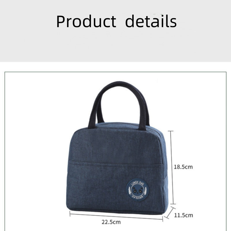 Portable Student, Fashion New, Waterproof Picnic Box Bag, Aluminum Foil Insulation, Lunch Bags Ice Storage