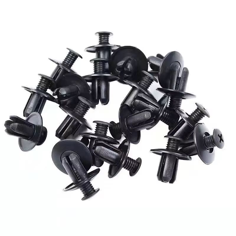 Universal 8mm Plastic Car Rivet Fasteners  Durable Fender  Bumper Clips For Toyota Kia Nissan And Y 2
